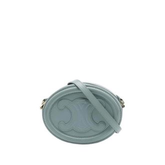 Celine Pre-owned Vintage Crossbody Bag - Dames - Pre-owned - Blauw - Maat: ONE Size Leer