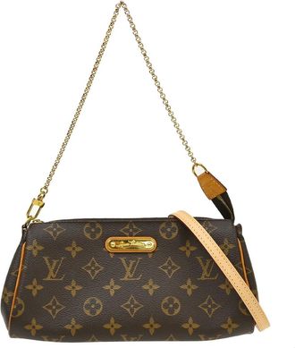Louis Vuitton Eva Monogram Canvas Brown Canvas Handbag (Pre-Owned)