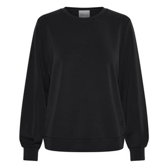 MY ESSENTIAL WARDROBE De Sweat Blouse - Dames - Sweatshirts - Zwart - XS - Polyester - Hoodies & sweatvesten