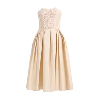 Elisabetta Franchi Party Dresses, female, Beige, Size: S Jumpsuits