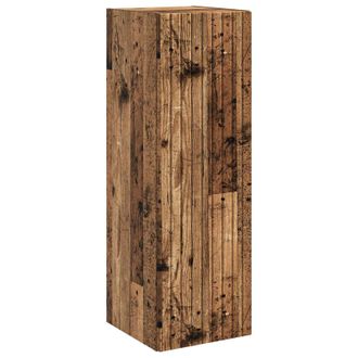 vidaXL Mueble De Ba&ntilde;o Montado En La Pared Madera Envejecida Vidaxl
