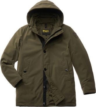 Blauer Gewatteerde Parka - Heren - Parka Jassen - Groen - XL - Jassen