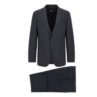 HUGO BOSS Kostuums, Heren, Blauw, XL, Wol, P-Huge 2Pcs Flwg-263 Pak