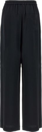 Moschino Womens Black Acetate Casual Pants