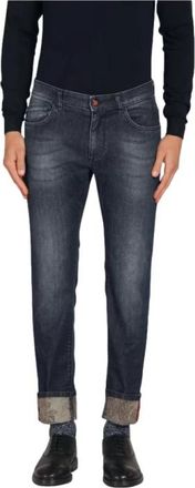 Mason's Harris 5-Pocket Jeans - Heren - Slim Fit Jeans - Blauw - W36 - Leer - Jeans