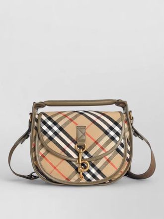 Burberry checkered crossbody bag adjustable strap