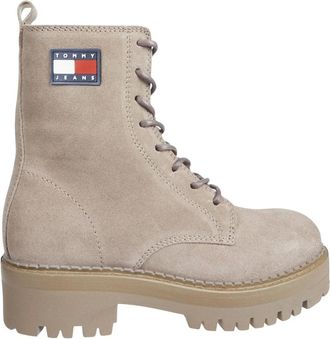 Tommy Jeans Urban veterlaars - Dames - Schoenen - Beige - Maat: 39 EU Su&egrave;de
