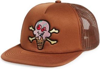 Icecream Cones n Bones Trucker Hat in Brunette at Nordstrom