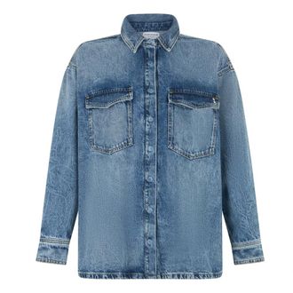 Icon Denim Los Angeles Denim Shirts, male, Blue, Size: S Denim Shirt