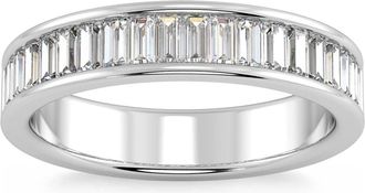 Pompeii3 1Ct TW Baguette Diamond Channel Set Wedding Ring 14k Gold Lab Grown