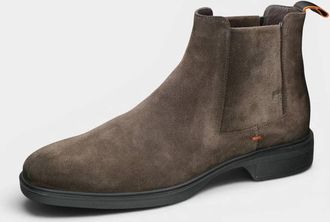 Santoni Mens Easy Chelsea Boots In Dark Brown