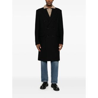 Ami Double-breasted Virgin-wool Coat