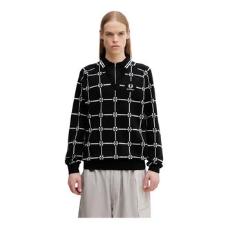 Fred Perry Truien & Vesten, Heren, Veelkleurig, XL, V-neck Truien