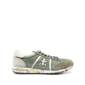 Premiata Green Trainers for Men - male - Premiata - Sneakers - Green - 11 UK - Shoes