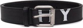 Philosophy di Lorenzo Serafini Logo Print Riem - Dames - Riemen - Zwart - S - Leer - Accessoires