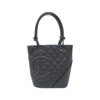 Chanel Pre-owned Leather Bucket Bag - Dames - Pre-owned - Zwart - Maat: ONE Size Leer