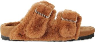 Birkenstock Arizona buckle strap slippers - Brown