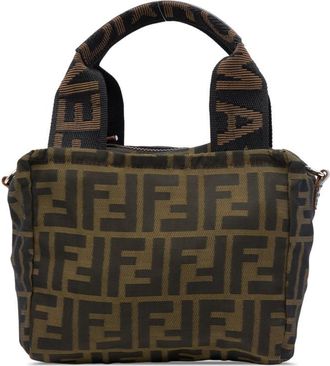 Fendi Pre-owned Fendi Mini Zucca Canvas Satchel Ladies HU3X5S1UMFLCYST5