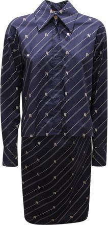 Elisabetta Franchi Dames, Jurken, Blauw, Maat: XS