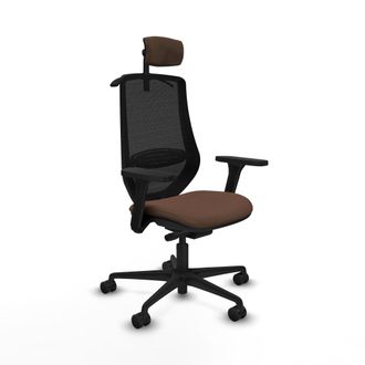 Piqueras y Crespo Piqueras-y-crespo Mardos Traslack Bali Silla De Oficina Negra Marr&oacute;n