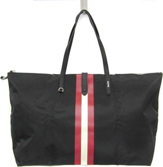 Bally Nylon Black Tote Bags
