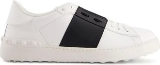 Valentino Garavani Schoenen, Heren, Wit, 44 EU, Leer, Open Sneaker
