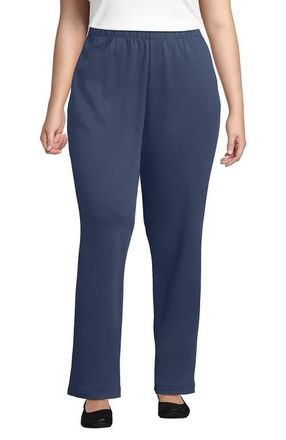 Lands End Sport Knit High Rise Pants in Nightfall Blue at Nordstrom, Size 1X