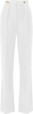Elisabetta Franchi Pantalone - Trousers - Mujer - Blanco - L