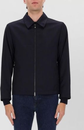 HUGO BOSS virgin wool slim-fit lightweight jacket
