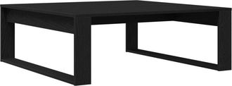 vidaXL Vidaxl - Coffee Table Black oak 100 x 100 x 35 cm Engineered wood