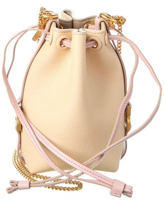 Chlo&eacute; Marcie Micro Leather Bucket Bag