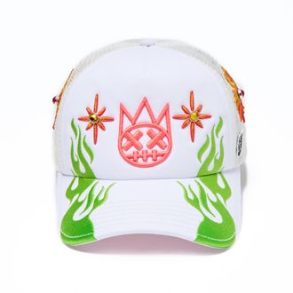 Cult of Individuality MESH BACK TRUCKER HAT SUNNY DAZE SPIDER