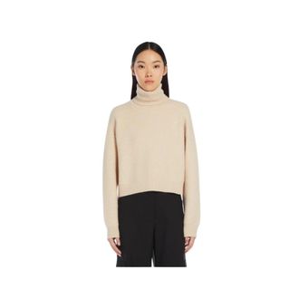 Max Mara Kasjmier Trui - Groot - Dames - Cashmere truien - Wit - S - Kasjmier - Truien & Vesten