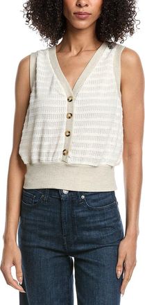 Project Social T Ingrid Button Front Textured Tank Top