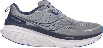 Saucony Mens Guide 18 Running Shoes In Grey/blue