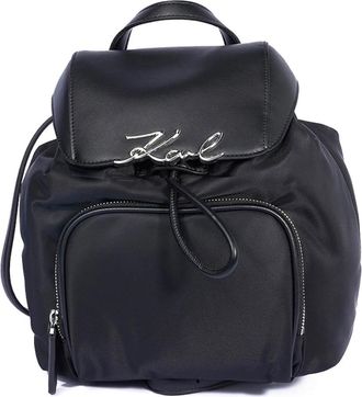 Karl Lagerfeld K/Signature Nylon Small Backpack