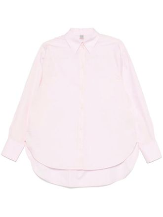 Toteme Camicia in popeline - Rosa