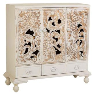 Wanderlust Deco Aparador de madera blanco