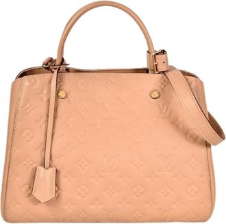 Louis Vuitton Borsa Montaigne MM Pre-owned - - Pre-owned - Donna - Beige - ONE SIZE