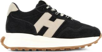 Hogan H641 Allacciato H Patch - - Shoes - Donna - Nero - 36 1/2 EU