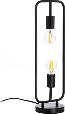 Lucande L&aacute;mpara De Mesa tornike En Negro Metal - Lucande