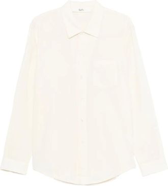 Séfr cotton shirt - men - Cotton - S - Neutrals
