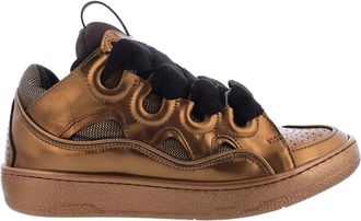 Lanvin Curb Sneaker - Dames - Sneakers - Geel - 37 EU - Leer - Schoenen