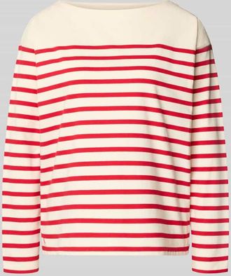 Lauren Ralph Lauren Regular Fit Pullover aus reiner Baumwolle in Rot Melange, Gr&ouml;&szlig;e XXL