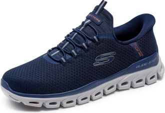 Skechers Mens Hands-Free Slip-ins Glide-Step NOXUS Sneaker, Navy, 10.5 UK