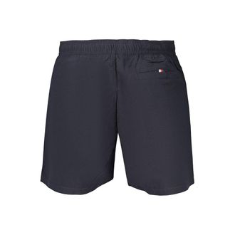 Tommy Hilfiger Logo-Embroidered Swim Shorts - Blue