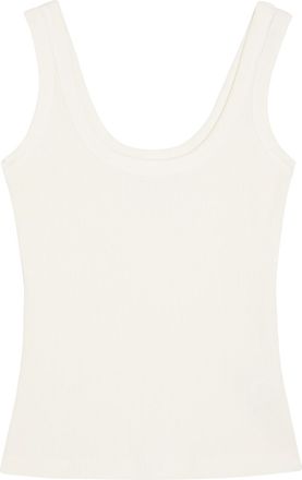 Citizens Of Humanity Citizens OF Humanity Faye Ribbed Jersey Tank top - White - S (UK8-10 / S)