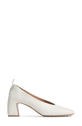 Bottega Veneta Lucy Square Toe Pump in Alabaster at Nordstrom, Size 9.5Us