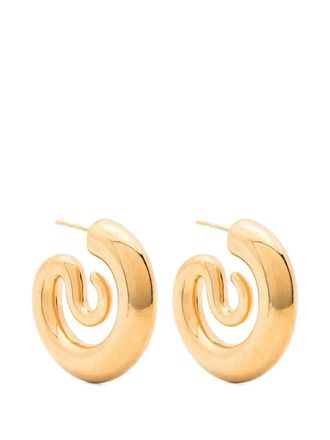 Panconesi Earrings Serpent Hoops Small
