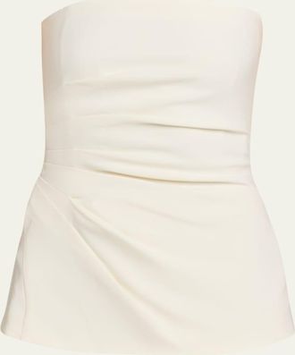 Proenza Schouler Damea Strapless Double Crepe Top